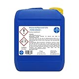 Wasserstoffperoxid 12% FOOD GRADE I 5 Ltr. I stabilisiert I Kanister I Pharmazentralnummer-16569707 I Herrlan Qualität I Made in Germany