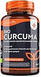 4542 mg Bio Curcuma mit Ingwer - 270 hochdosierte Kurkuma Kapseln - Mit Bio Pfeffer (0,8 mg Piperin) - 231 mg reines Curcumin - Laborgetestet in Deutschland - Vegan - Ohne Mag