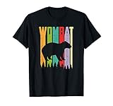 Vintage Style Wombat Zoo Beuteltier Retro Xmas Geschenk T-S