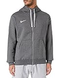 Nike Park 20 Fleece FZ Hoodie CW6887-071; Mens sweatshirt; CW6887-071_S; grey; EU; (S UK)