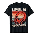 30. Geburtstag Jungen Video Gamer Level 30 Unlocked Männer T-S
