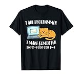 I Are Programmer Programmierer Informatiker Computer Katze T-S