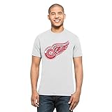 NHL T-Shirt Detroit Red Wings Splitter weiß Eishockey Logo (L)