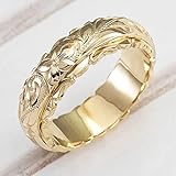 Alex&Granger Ring Ringe Band New Elegant Craved Blumenmuster Frauen Band Ring 3 Metallfarben Erhältlich Feine Hochzeit Brautringe Klassischer Zeitloser Schmuck 11 Goldfarb