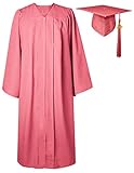 GraduatePro Abschluss Talar mit Hut Graduation Robe Bachelor Uni Abi Master Kostüm Geschenke 2021 Absolventen Akademischer R