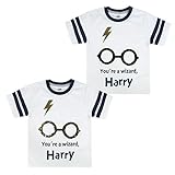 Cerdá Mädchen Premium Harry Potter T-Shirt, Weiß (Blanco C01), 4 Jahre (Herstellergröße: 4)