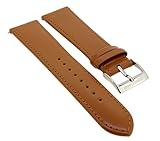 Junghans Meister Chronoskope 21mm | Ersatzband aus Leder in braun | 027/4526