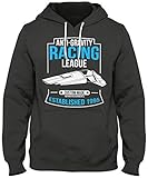 Teamzad Vintage Anti Gravity Racing League Retro Black Hoodie Mens XL