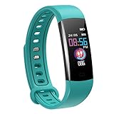 moreFit Fitness Tracker Kinder, Schrittzähler Uhr Fitness Armband mit Pulsmesser Schlafmonitor Stoppuhren Kalorienzähler Wasserdicht IP67 GPS Fitness Uhr Aktivitätstracker für Damen H