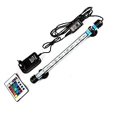 Lueigmo LED Aquarium-Licht Unterwasserbeleuchtung Wasserdicht Lampe Abdeckung 57cm 5.8W Aquarienbeleuchtung fü