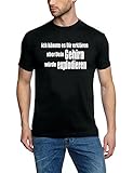 Coole Fun T-Shirts ich könnte es Dir erklären Aber Dein Gehirn. T-Shirt, schwarz, Grösse: XXL