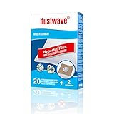 20x dustwave® PREMIUM-Staubsaugerbeutel für Progress - PC4206; Progress - PC2260; Progress - PC2390; Progress - PC2461 / Extradickes Vlies für Allergiker - Markenstaubfiltertüten 'MicrofiltPlus®'