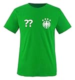 Trikot - DE - WUNSCHDRUCK - Kinder T-Shirt - Grün/Weiss Gr. 98-104