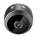 Mini Kamera, MASALING 1080P HD Kleine Überwachungskamera Lange Batterielaufzeit Videoanrufkamera Nanny Sicherheitskamera für Innen Aussen mit Bewegungserfassung und Infrarot Nachtsicht, Fernzug