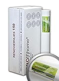 PRO[f]home® - Renoviervlies 150 g Malervlies Vlies glatte überstreichbare Vliestapete weiß 112,50 qm 1 Kart. 6 R