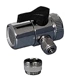 Universal Wasserhahn Adapter für den Anschluss an die Armatur inkl. Doppel Gewinde Adapter - Wasserfilter Küchenfilter Osmoseanlage Umkehrosmose Schnellverbindung Verbinder Aquarium Filter O