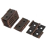 Aexit 47mm x 45mm x 5mm antiken Stil doppelt wirkenden Paravent Scharnier Kupfer Ton 8pcs (2863b5299af7d9e1c6ba186ccb6c10e8)