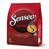 Senseo Kaffeepads Classic / Klassisch, Intensiver und Vollmundiger Geschmack, Kaffee für Kaffeepadmaschinen, 36
