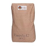 Schamottemörtel Made in Germany für die einfache und schnelle Reparatur. Ofen und Kaminmörtel Feuerfester Mörtel Feuerbeton Kaminfix K2 (10kg Sack)