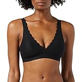 Sloggi Damen Zero Feel Lace Bralette, Schwarz (Black 0004), (Herstellergröße: M)