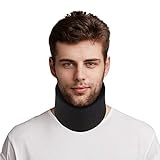 HEALIFTY Halskrause - Cervical Halsband Cervicalstütze Verstellbar, Support Wear zum Schlafen - Lindert Schmerzen und Druck im Rücken - für Männer, Frauen, M