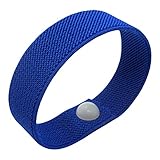 Hot Flash Armband Damen Gesundheitsband Wasserdicht Einschlafhilfe Stretch Slide-On Style (Single) Königsblau (Königsblau, Klein 15,2 cm)