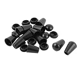 sourcing map 12 Stk.Kordelstopper Doppellochung Stopper Plastik Schnurschloss Kordelstopper Verschluss Stopper schw