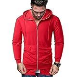 Laufshirt Herren Herbst Winter Basic Slim Fit Stretch Herren Langarm Modern Urban Farbabstimmung Reißverschluss Design Herren Sportshirt Outdoor Jogging Herren H