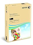 Xerox 003R93962 farbiges Druckerpapier Kopierpapier Symphony pastell Din A4, 80 g/m², 500 Blatt pro Pack,