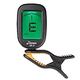 Donner Clip Tuner Gitarre Stimmgerät Akkurate Chromatic Tuner, Akustische Gitarre Bass Violine Ukulele Tuner DT-2