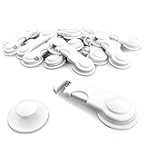 [10 Stück] Keroos Schrank und Schubladensicherung - Ultimative Klebekraft - 3M Kleber - Kindersicherung für Babys und Kleinkinder ohne B