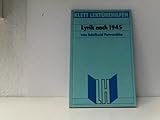Lektürehilfen Lyrik der Nachkriegszeit 1945-1960