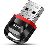 doedoeflu Bluetooth Adapter, Bluetooth 5.0 USB Adapter, Bluetooth Empfänger für Desktop, Drucker, Headset, Lautsprecher, für Windows 10/8.1/8/7 muttertagsgeschenk