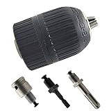 Bohrfutter mit 2-13 mm Kapazität, 1/2-20UNF-Halterung, Schlagschrauber-Bits, Bohrfutter mit 3/8-Zoll-SSDS-Plus-Schaft, 1/4-Zoll-Sechskantschaft, 1/2-Zoll-Vierkantbuchsenadapter (JT-13A)