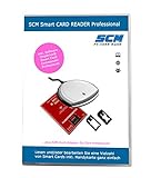 SCM Smart CARD READER Professional - Kartenleser plus Software zum Lesen diverser Smart Cards / SIM