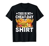 Cheat Day Fast Food Fitness Workout Warmup Fitnessstudio Gym T-S