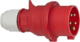 Brennenstuhl CEE-Stecker 400V/16A (für die Verwendung im Außenbereich IP44, schraublose Anschlusstechnik, 5-polig)