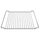 Grillrost Backgitter Ersatz für Whirlpool 481245819334 GRD001 Ofenroste 448x340mm Edelstahlrost Gitterrost für Backofen Grill AKL BMZH BLZH BMZ