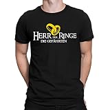 Junggesellenabschied T-Shirt Der Herr Der Ringe - Die Gefährten - Herren Fun T-Shirt Zum JGA - Erhältlich in 15 Farben (XXXL)