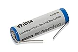 vhbw Li-Ion Akku 750mAh (3.7V) für Rasierer Haarschneider von Philip