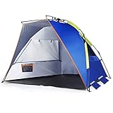 LIANGANAN Automatisches Angelzelt, frei zu bauen, schnell zu öffnendes Strandzelt für Outdoor Wild Camping Strand 2-3 Personen Automatisches Campingzelt zhuang94