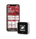 Eve Room - Raumklima- & Luftqualitäts-Monitor zum Kontrollieren von Luftqualität (VOC), Temperatur und Luftfeuchtigkeit; E-Ink-Display, keine Bridge erforderlich, BLE (Apple HomeKit)