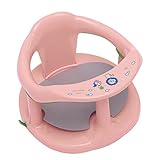 Yezytech Baby Badewannensitz,badewannensitz Baby, Baby Badesitz,infant Niedlichen Badewanne Support Mit Rückenlehne Support Und Saugbecher Wannensitze Für Babys 0-3 J