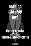 Studienplaner / Studienkalender / Uni-Kalender 2021 / 2022 für Soziale-Arbeit-Studenten (ab Sommersemester 2021): Semester-Planer / Studenten-Kalender von April 2021 bis April 2022