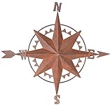 Windrose Wanddeko Kompass Gartendeko Maritime Gartendeko Eisen Antik Seefahrt aja198 Palazzo Exk