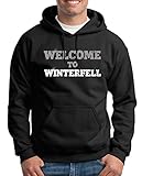 TShirt-People Welcome to Winterfell Kapuzenpullover Herren Thrones Stark Game XXXL Schw