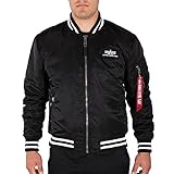 ALPHA INDUSTRIES Herren College Jacket FN black (XXL)