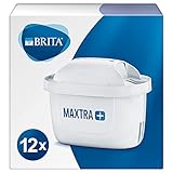 BRITA Wasserfilter-Kartusche MAXTRA+ 12er Pack – Kartuschen für alle BRITA Wasserfilter zur Reduzierung von Kalk, Chlor & geschmacksstörenden Stoffen im Leitungsw