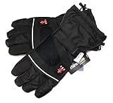 Thermrup Beheizbare Handschuhe mit 4 Stufen Temperaturregler, wasserabweichend atmungsaktive mit Thinsulate 3M, Akkubetrieb (M)
