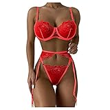 Copelsie Bikini Damen große brüste, Trägerloses Lederkleid Mini Reißverschluss vorne Ausschnitt Stretch F